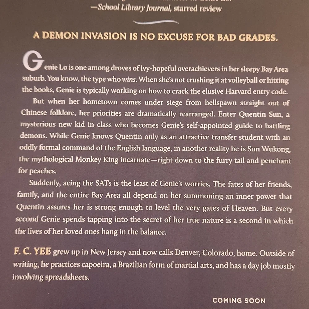 The Epic Crush of Genie Lo Series F. C. Yee paperback & hardcover books NWT - Picture 3 of 8